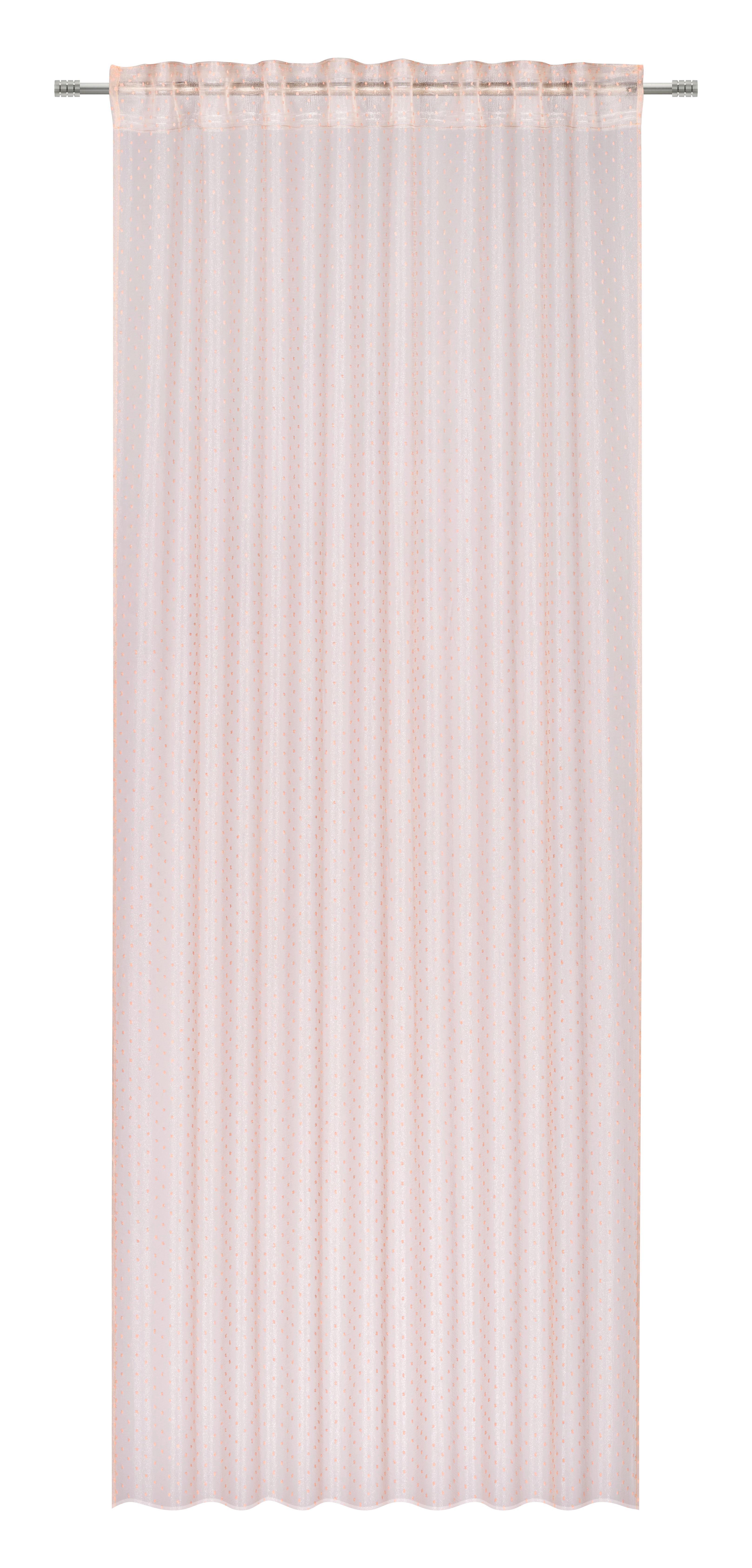 Készfüggöny Mila 135/245 - narancs, Konventionell, textil (135/245cm) - Based