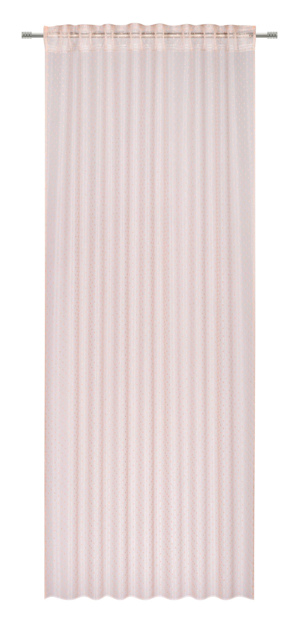 Készfüggöny Mila 135/245 - narancs, Konventionell, textil (135/245cm) - Based