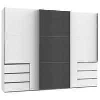 Ormar S Kliznim Vratima Level 36c - bijela/siva, Moderno, drvni materijal (300/236/65cm) - Modern Living