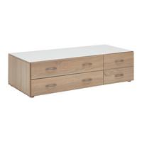 Ladice Joe - hrast Sonoma, Konvencionalno, drvni materijal (121/33/51cm) - Based