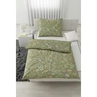 Lenjerie de pat Marina, ca. 140x200/50x70 cm - verde, Konventionell, textil (140/200cm) - Mömax