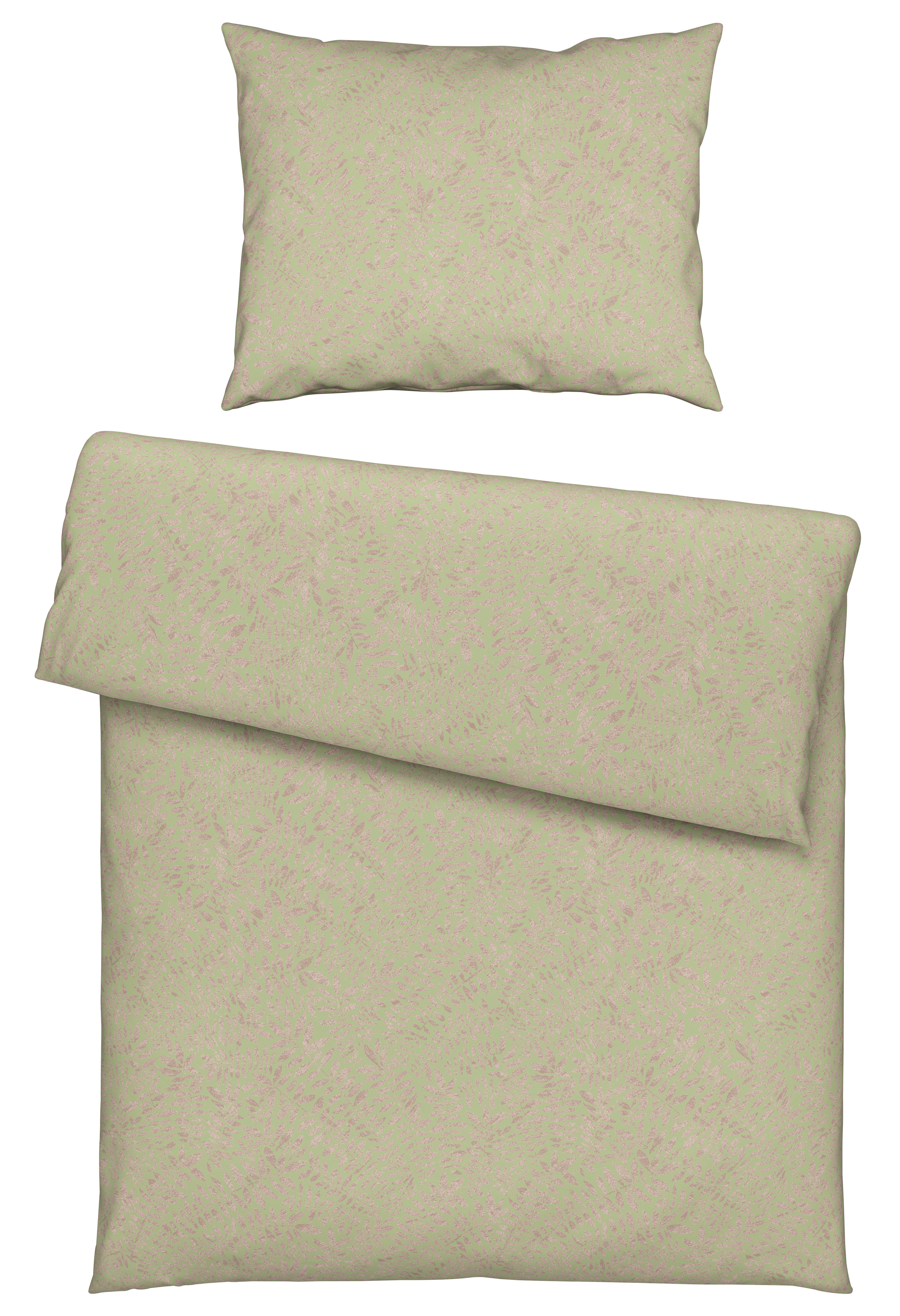 Ágyneműhuzat-garnitúra Lorita - zöld, textil (140/200cm) - Modern Living