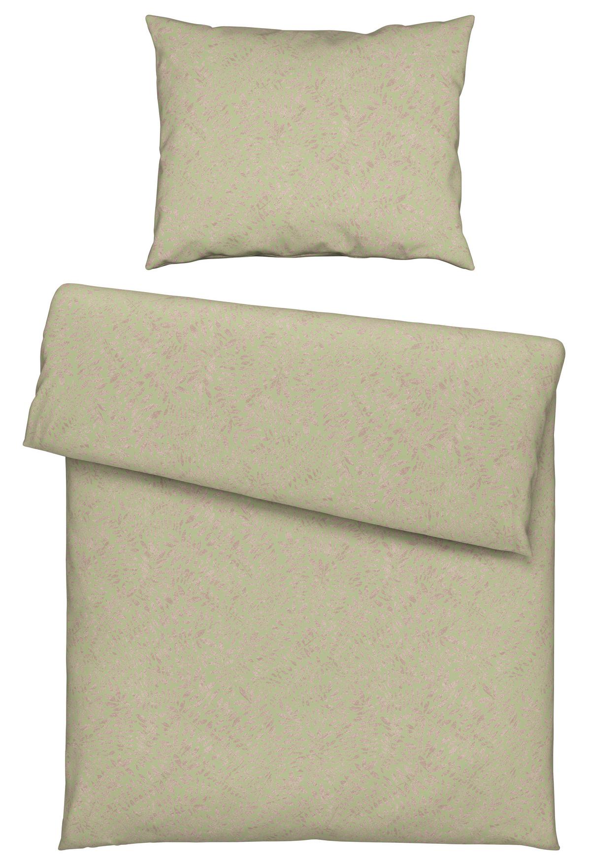 Ágyneműhuzat-garnitúra Lorita - zöld, textil (140/200cm) - Modern Living