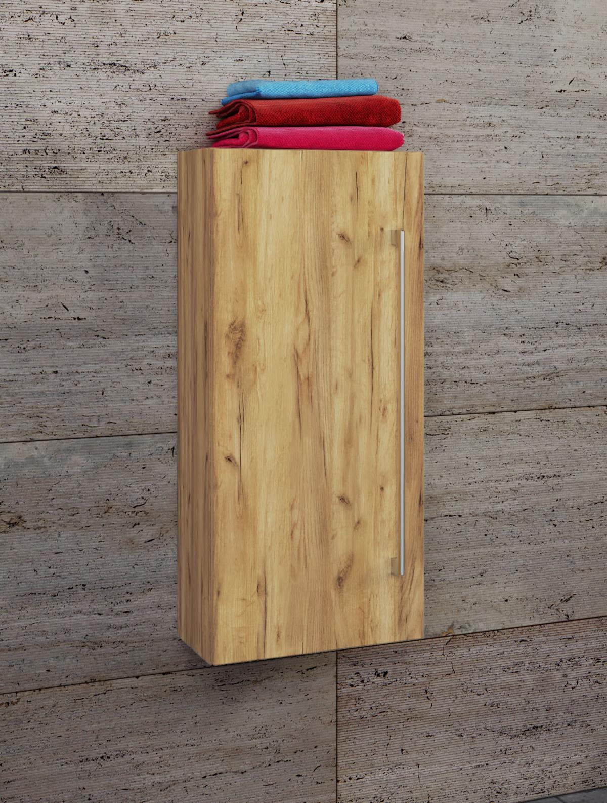 Viseča Omara Vcb 3, Hrast - barve hrasta/barve medu, Basics, leseni material (33/75/22cm) - MID.YOU