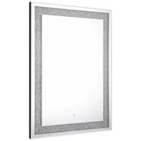 LUSTRO ŁAZIENKOWE HERMINE - kolor srebrny, Modern, szkło (50/70/3,5cm)