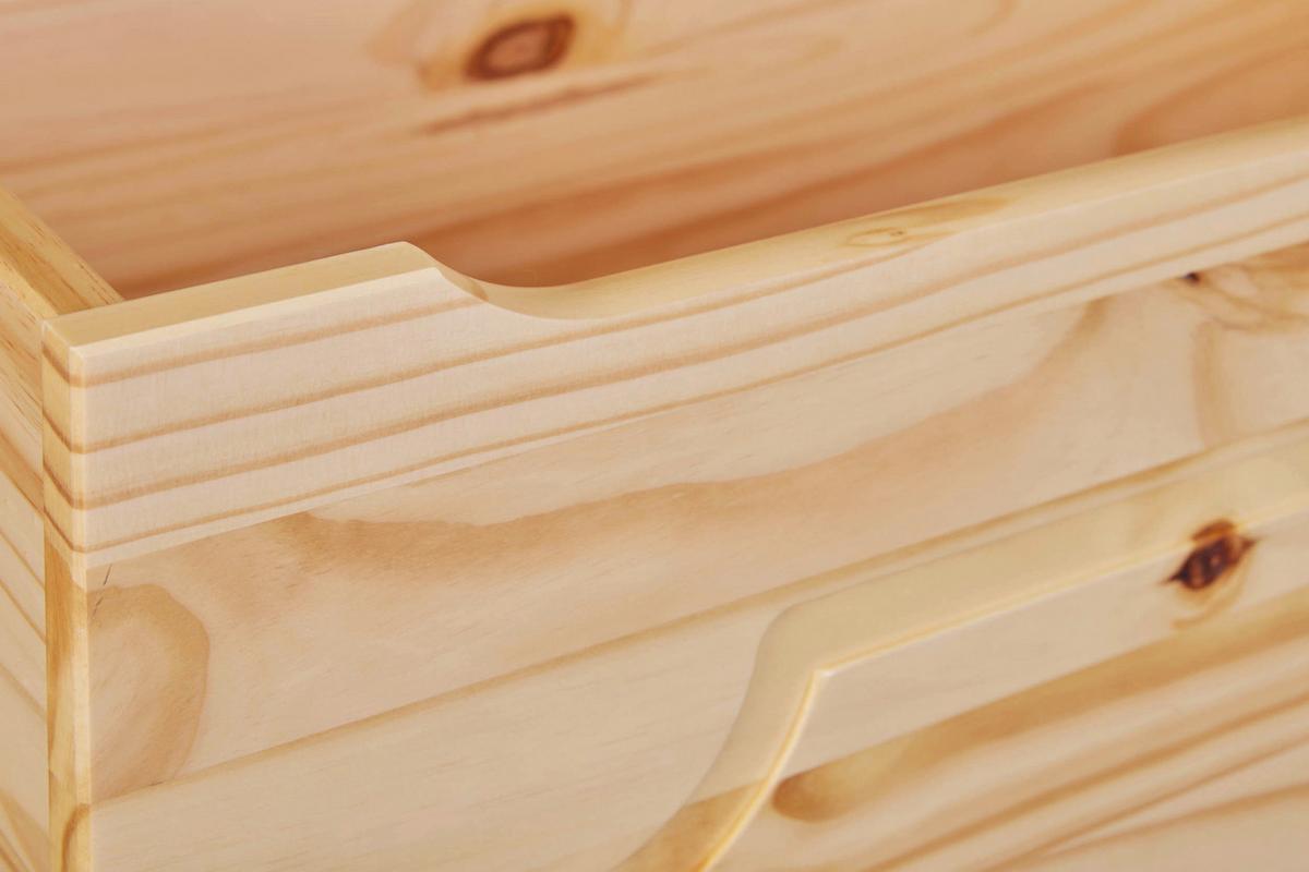 Truhe Emel Kiefer - Naturfarben, Basics, Holz (89/53/47cm) - MID.YOU