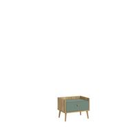 Nachttisch Whenua Eichefarben/Salbeigrün - Eichefarben/Salbeigrün, KONVENTIONELL, Holzwerkstoff (60/45/42cm) - Mömax