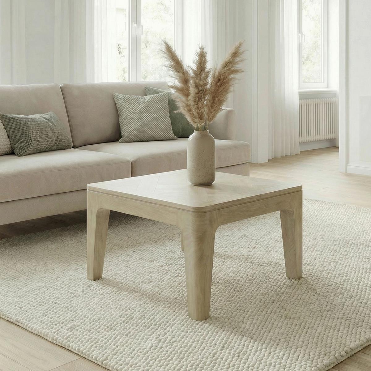 Couchtisch Wl7.585 - Weiss, Design, Holz (60/60/32cm) - Livetastic