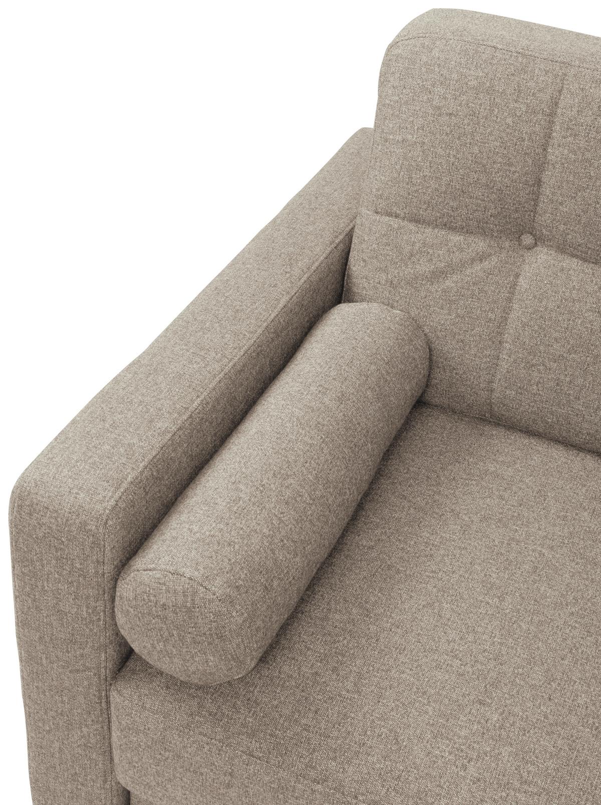 Kutna Garnitura Noret - bež/crna, Konvencionalno, tekstil/drvo (223/157cm) - Modern Living
