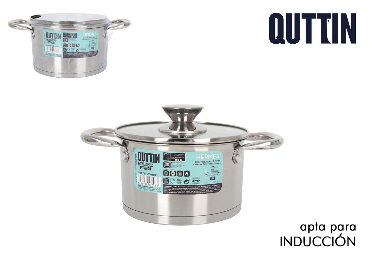Oală cu capac Hermes QT, cca. 1,8 L - Basics (16/12cm)