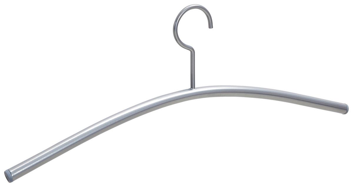 WIESZAK NA UBRANIA KENT - kolor aluminiowy, Basics, metal (45/15/1cm) - Boxxx