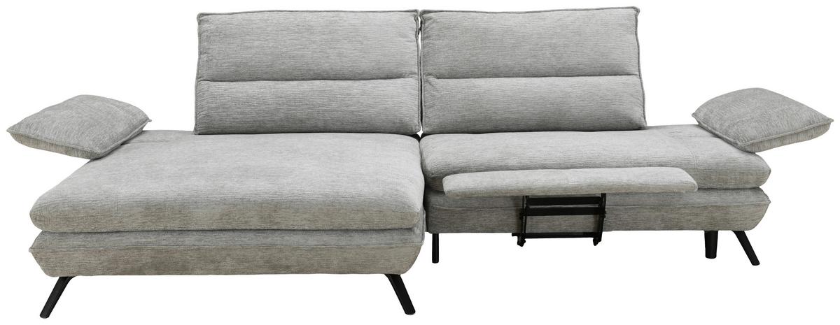Kutna Garnitura Castello - siva/crna, Moderno, drvo/metal (110/174/97/276cm) - Mömax