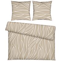 Bettwäsche Juliane XXL Hellbraun ca. 200x200cm - Hellbraun, KONVENTIONELL, Textil (200/200cm) - Mömax