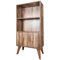 Könyvesszekrény Retro - faalapú anyag (60/120/30cm)