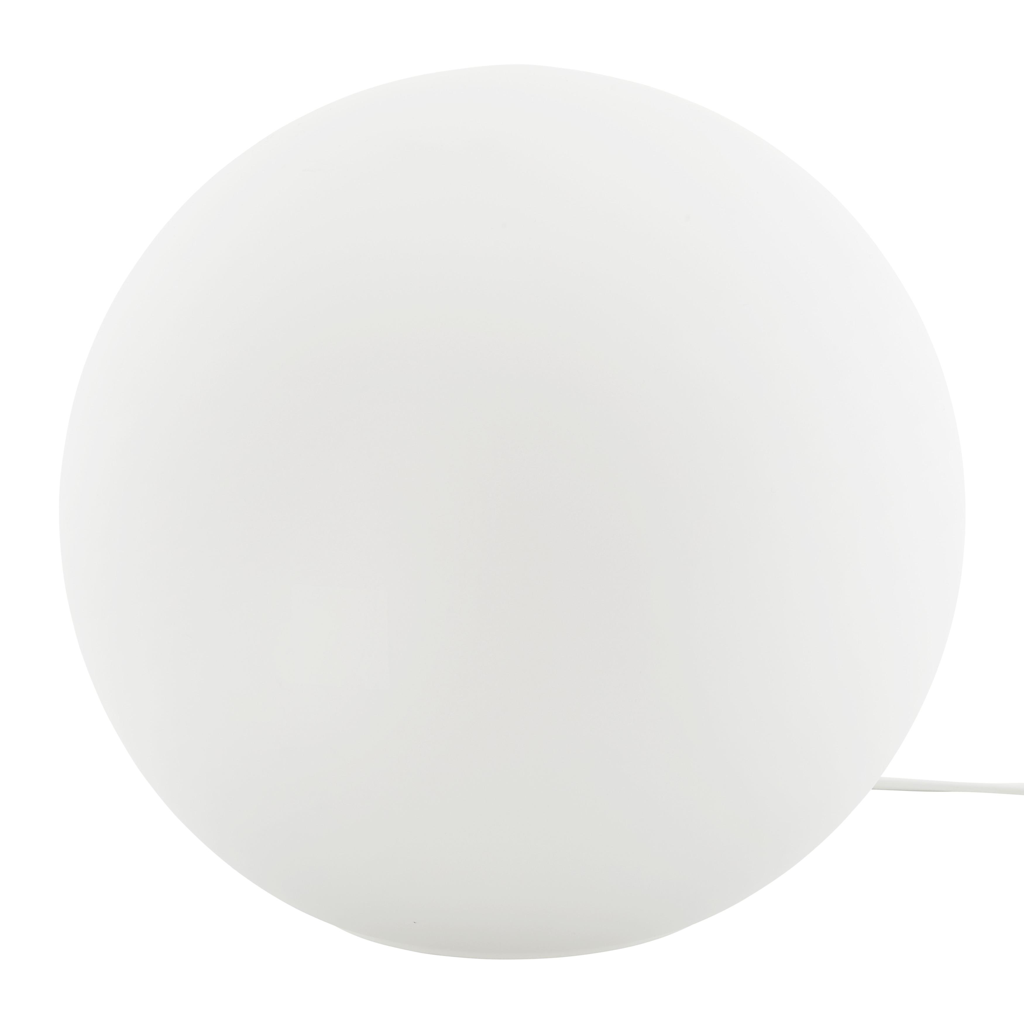 LAMPA STOŁOWA 31-1316 BALLA - biały, szkło (20cm) - Modern Living