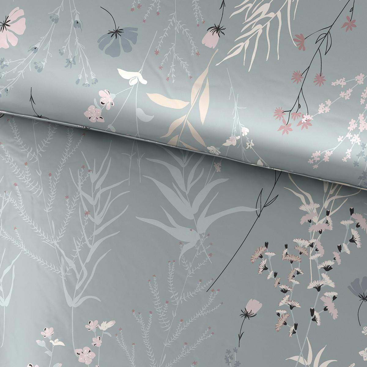 Posteljina Lina 140x200/60x80 Cm - zelena, Konvencionalno, tekstil (140/200cm) - Mömax