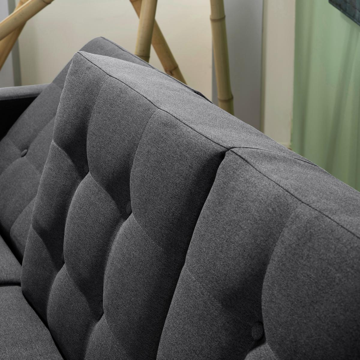 ECKSCHLAFSOFA EASY RELAX - Eschefarben/Graphitfarben, MODERN, Holz/Textil (223/152cm) - Max Winzer