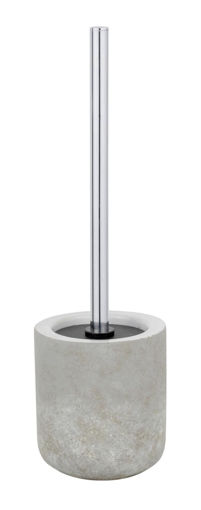 KOMPLET DO WC LONDA - jasnoszary/szary, Konventionell, tworzywo sztuczne/ceramika (11,5/38/11,5cm) - Schöner Wohnen