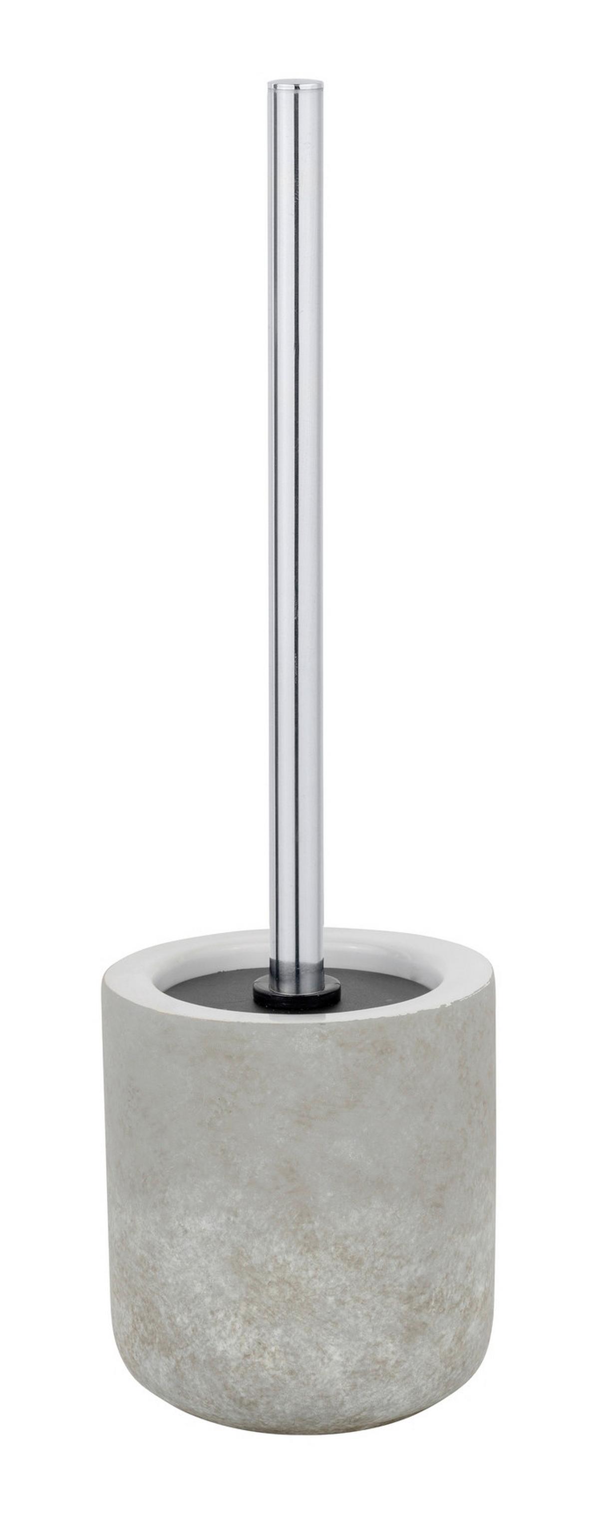 KOMPLET DO WC LONDA - jasnoszary/szary, Konventionell, tworzywo sztuczne/ceramika (11,5/38/11,5cm) - Schöner Wohnen