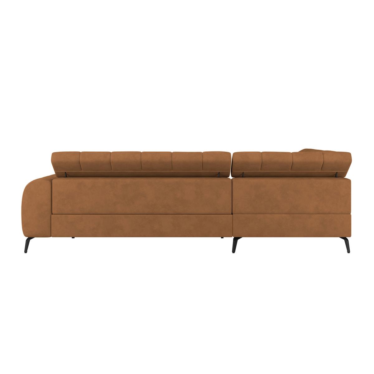 Kutna Garnitura Volf - smeđa/crna, Trend, tekstil/metal (203/261cm)