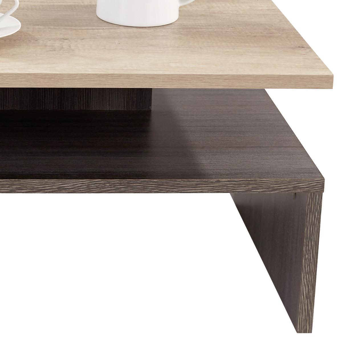 Măsuță de cafea LAURA - culoare lemn stejar, Modern, material pe bază de lemn (90/42/60cm) - Modern Living