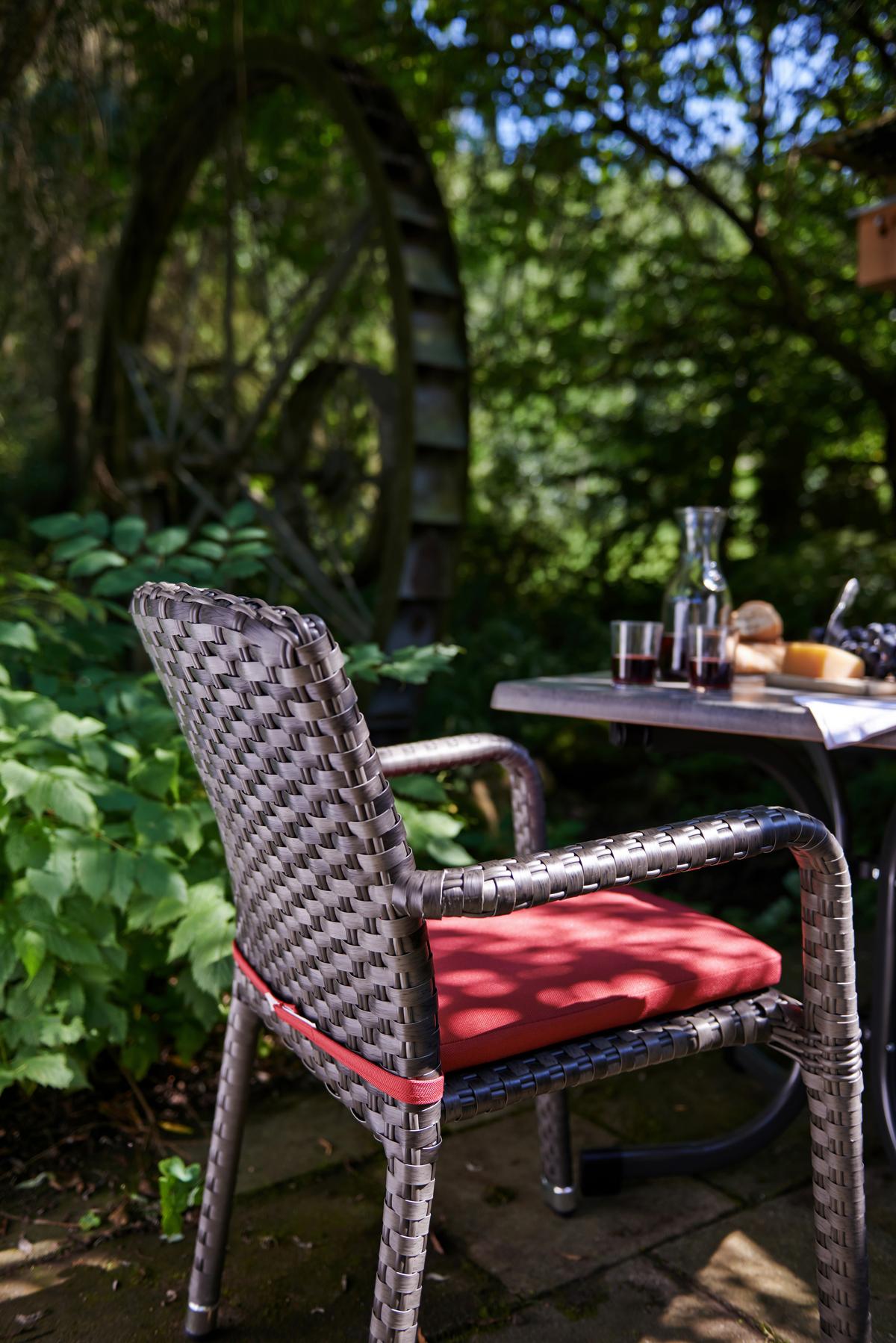 Vrtna Zložljiva Miza Acamp, Siva - siva/antracit, Basics, kovina/leseni material (80/80/72cm) - Gardenson