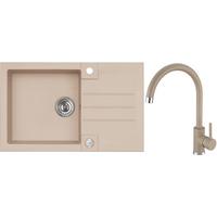 Set Sudopera I Slavine Rock 130+kati G55 - bež, Konvencionalno, kamen (78/48cm)