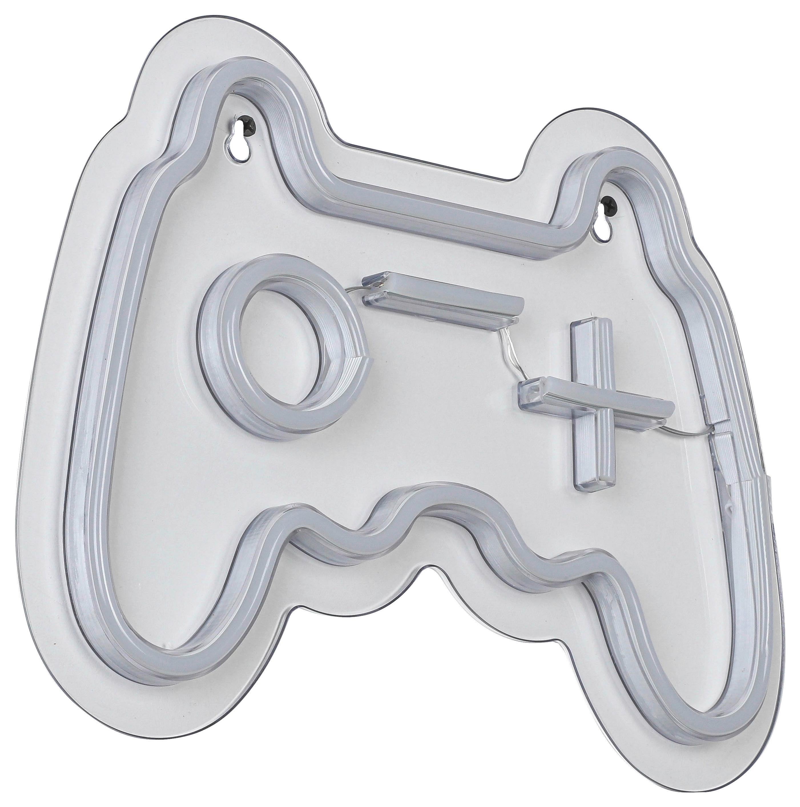LED-DEKORATIONSLAMPA SPIELI - vit/transparent, Modern, plast (30/22/1,3cm) - Mömax