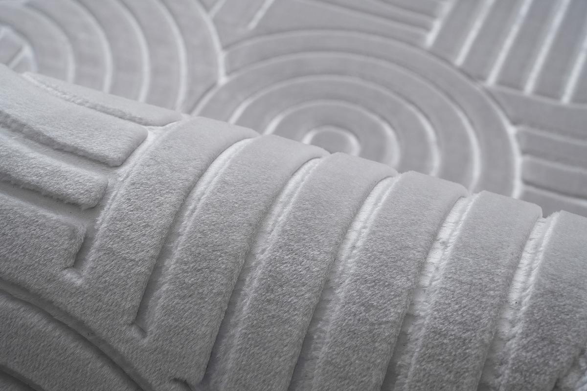 Läufer Calma 125 Silber 80 X 150 Cm - Silberfarben, Basics, Textil (80/150cm) - Kayoom