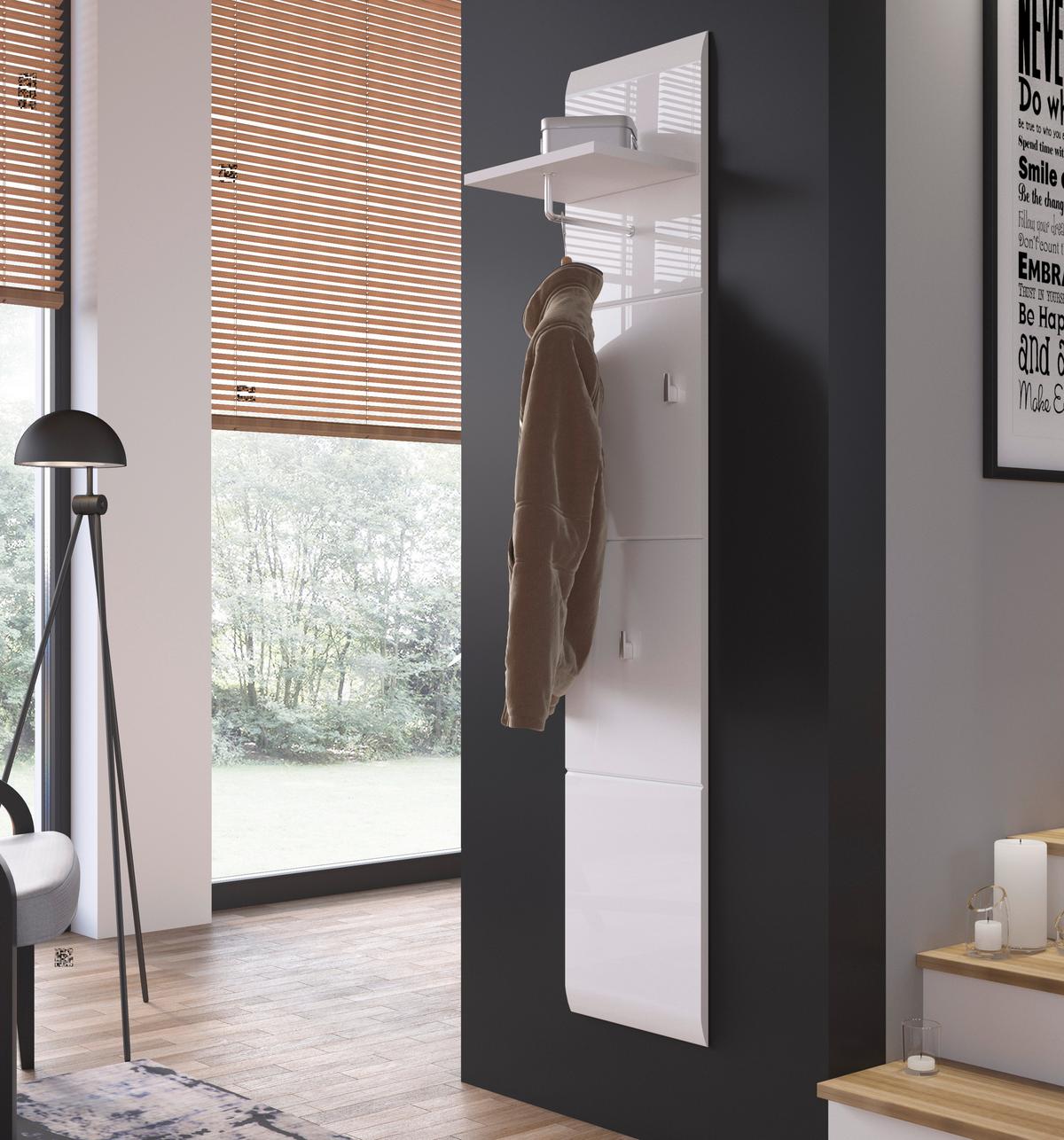 Garderobni Panel Merano - Moderno, drvni materijal (30/152/23cm) - Modern Living