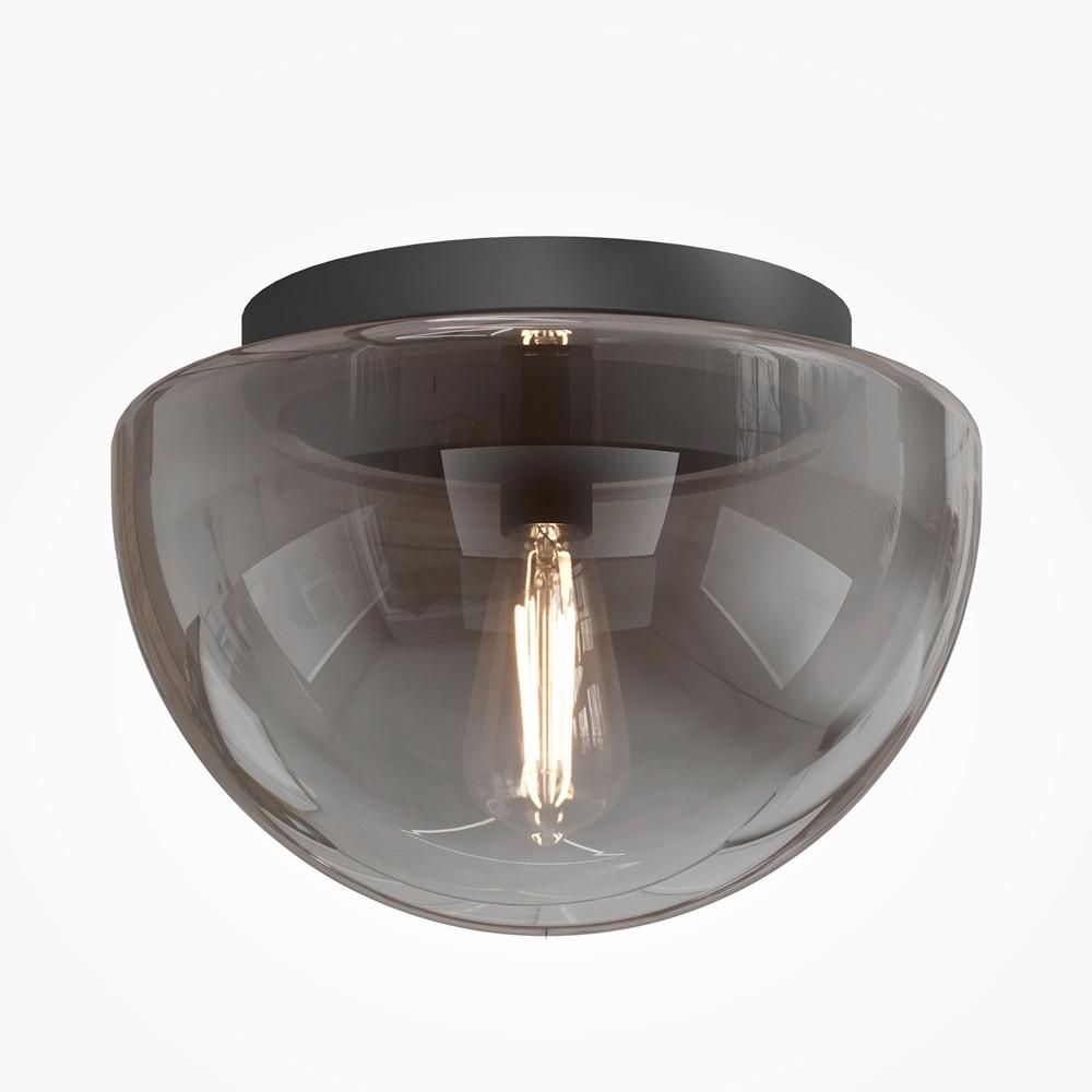 DECKENLEUCHTE GLASSY - Schwarz, Basics, Metall (31,5cm) - MAYTONI