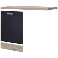 Geschirrspülerblende Anthrazit/Eiche - MODERN (110/60cm) - FlexWell