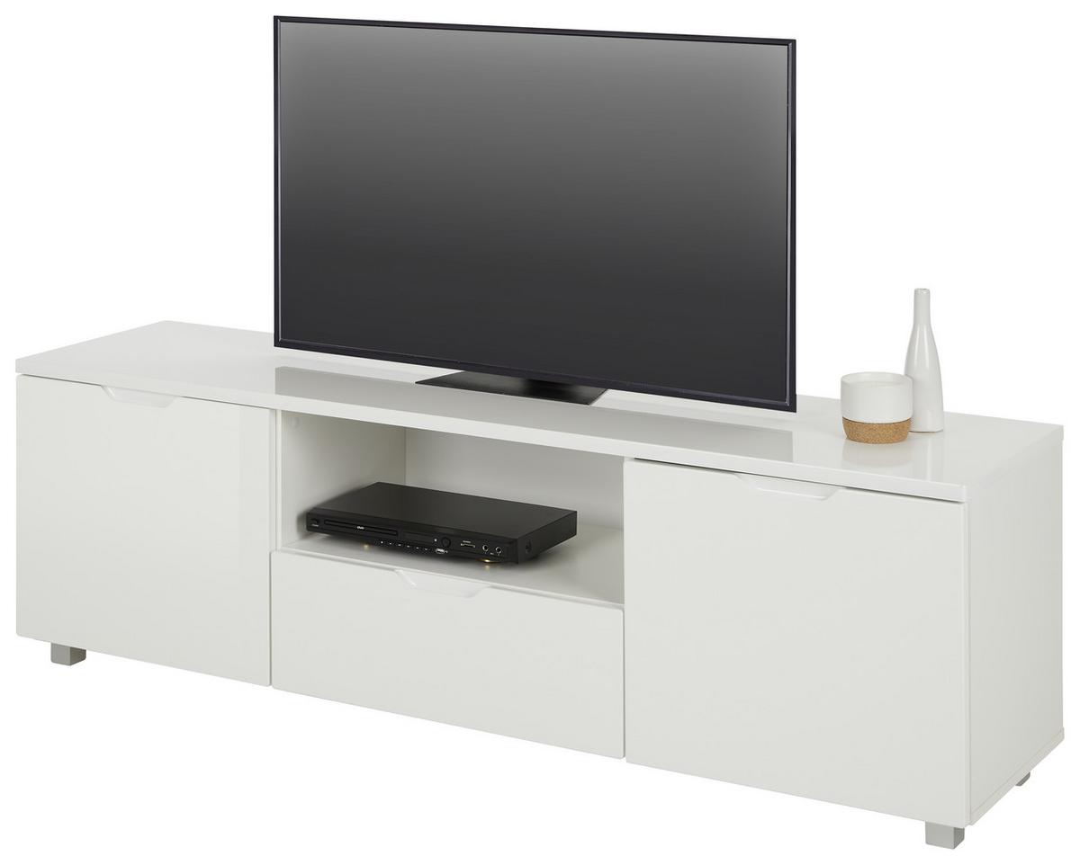 Lowboard in Weiß - Weiß, MODERN, Holzwerkstoff/Kunststoff (160/45/38cm) - Mömax