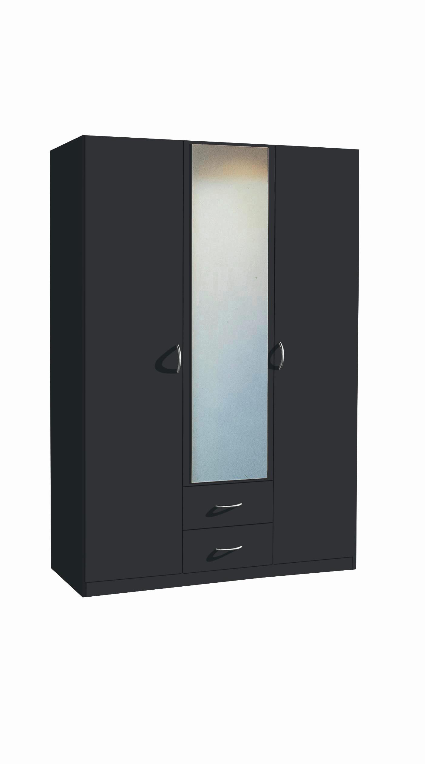 Omara S Klasičnimi Vrati Case, Siva - srebrne barve/siva, Design, kovina/steklo (136/197/54cm) - Boxxx