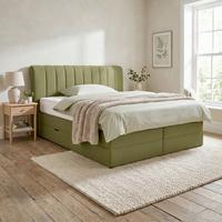 Boxspringbett Belano Grün Ca. 160x200cm - Grün, Konventionell, Holz/Holzwerkstoff (160/200cm) - Premium Living