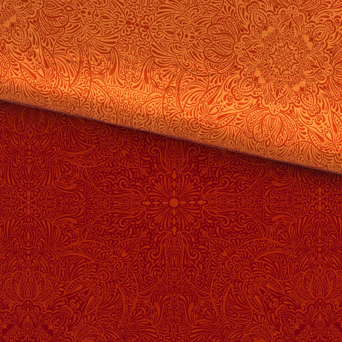 Bettwäsche Bella Wende XL Rot ca. 155x220cm - Rot, MODERN, Textil (155/220cm) - Mömax