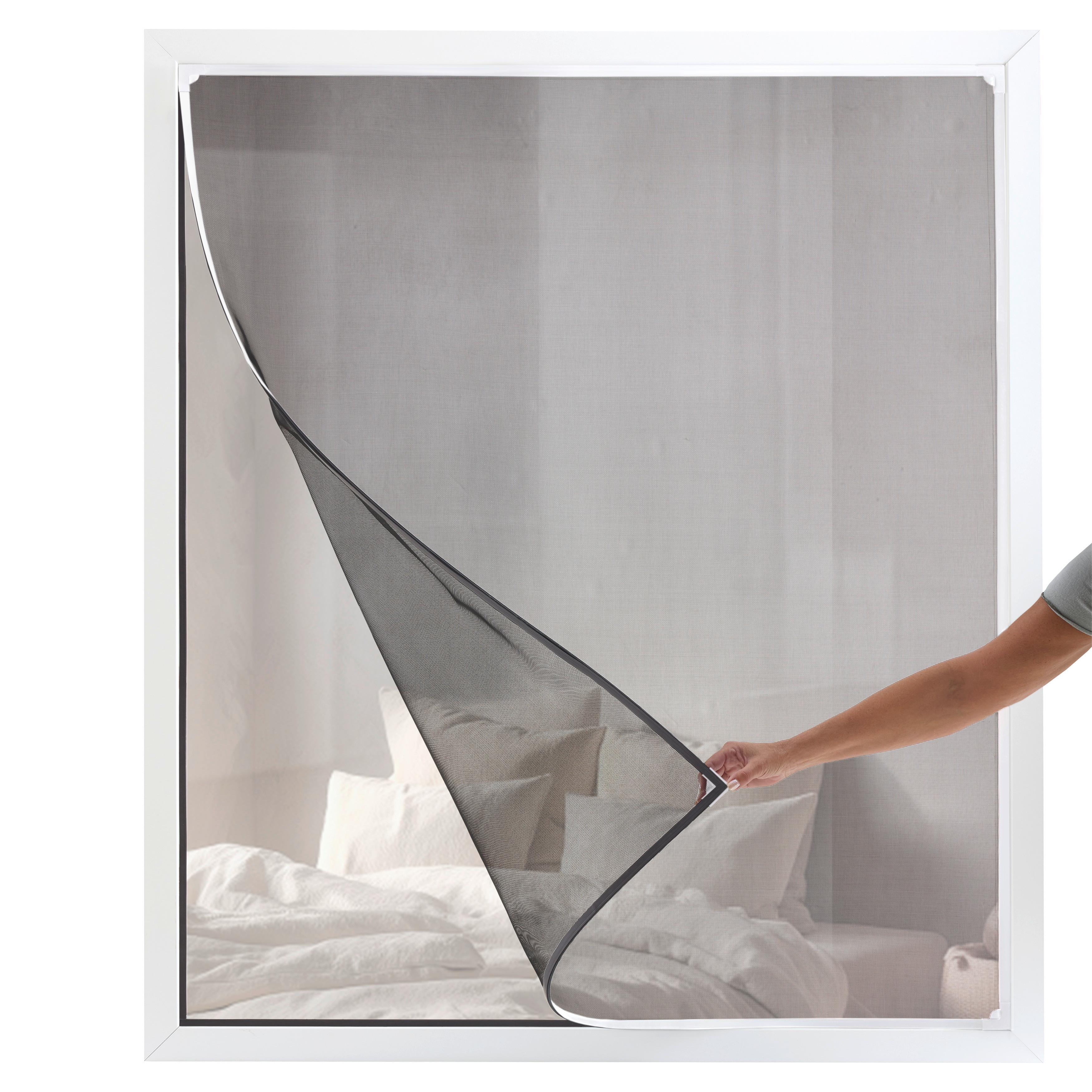 INSEKTSNÄT FÖNSTERRAM MAGNETFENSTER - vit, textil (130/150cm) - Mömax