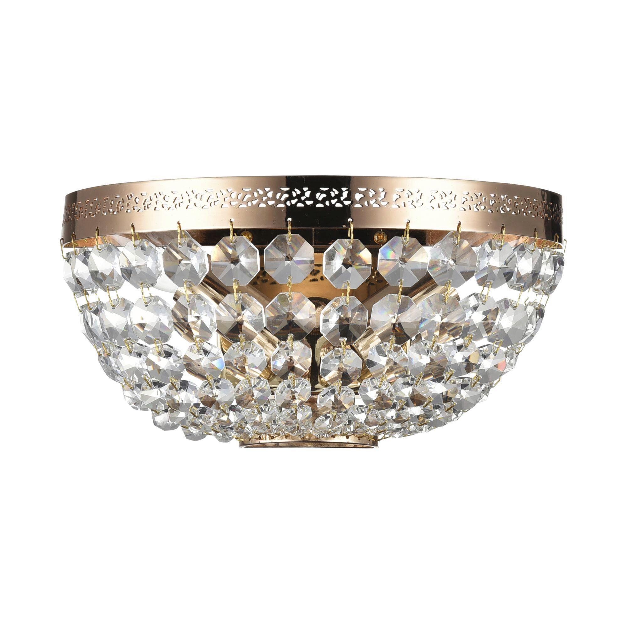 WANDLEUCHTE OTTILIA - Goldfarben, Trend, Metall (12,8/25/13cm) - MAYTONI