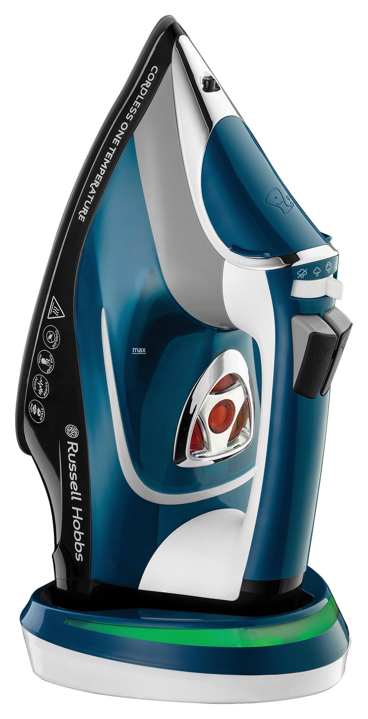 ŻELAZKO PAROWE ONE TEMPERATURE 26020-56 - niebieski, Basics, tworzywo sztuczne/metal (12,0/16,0/35,0cm) - Russell Hobbs