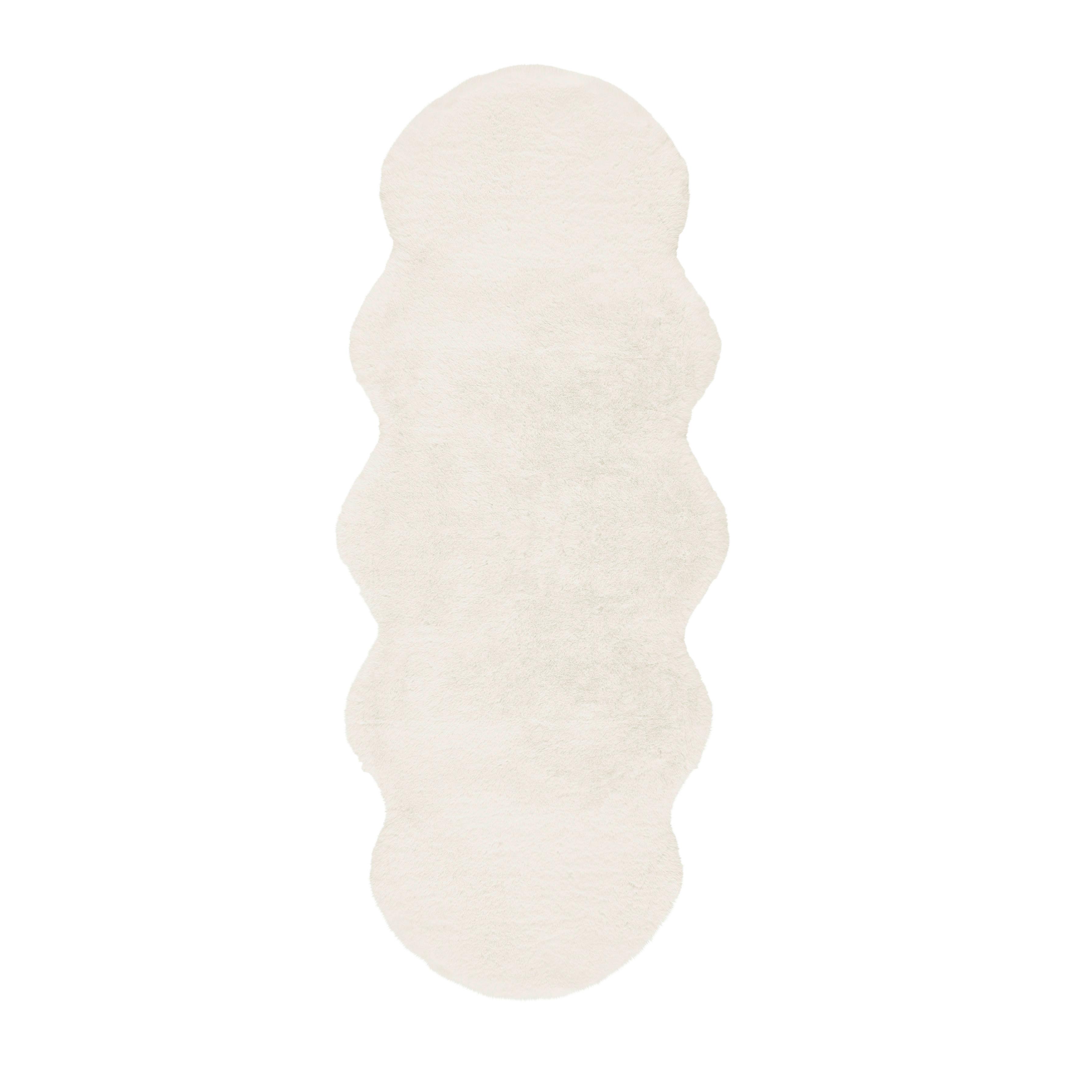 Kunstfell Nico 2 in Creme ca. 60x150cm - Creme, KONVENTIONELL, Fell (60/150cm) - Mömax