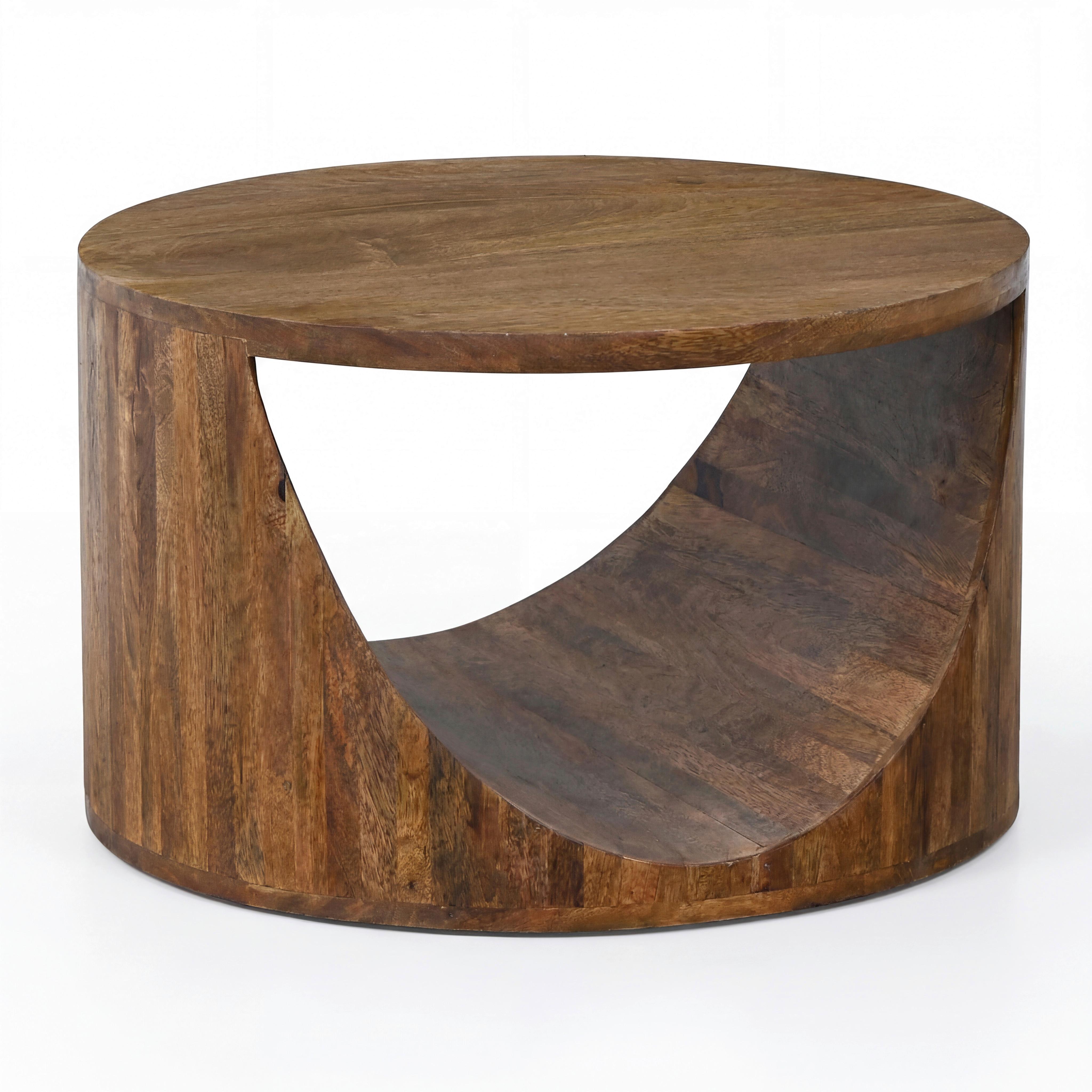 Couchtisch Echtholz ca. 60x60x36 cm - Braun, Design, Holz (60/60/36cm) - Livetastic