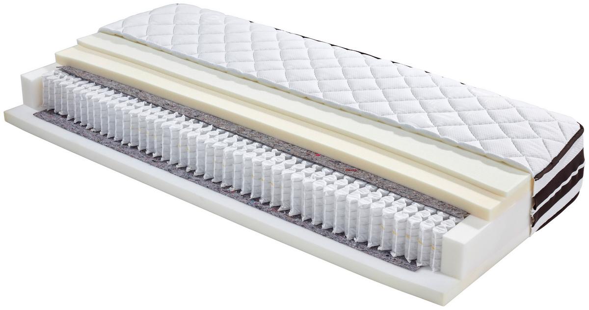 Madrac S Džep. Opruž. Jezgrom Cecile H2/h3 - bijela, tekstil (180/200cm) - Ele