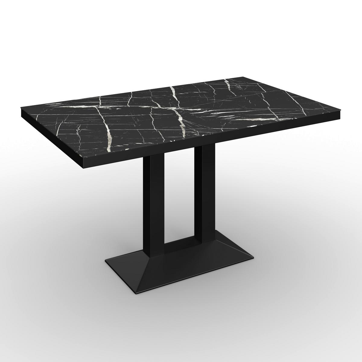 Dining-Loungeset Polly Schwarz Outdoorstoff/Metall - Hellgrau/Schwarz, MODERN, Kunststoff/Textil - Bessagi Garden