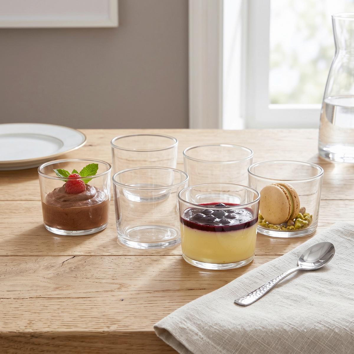 Dessertglas Amuse Bouche Klar, 6-teilig - Klar, KONVENTIONELL, Glas (25/13,2/9cm) - Van Well