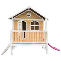 SPIELHAUS A030.040.41 - Rot/Lila, KONVENTIONELL, Holz/Kunststoff (349/233/212cm) - Ambia Garden