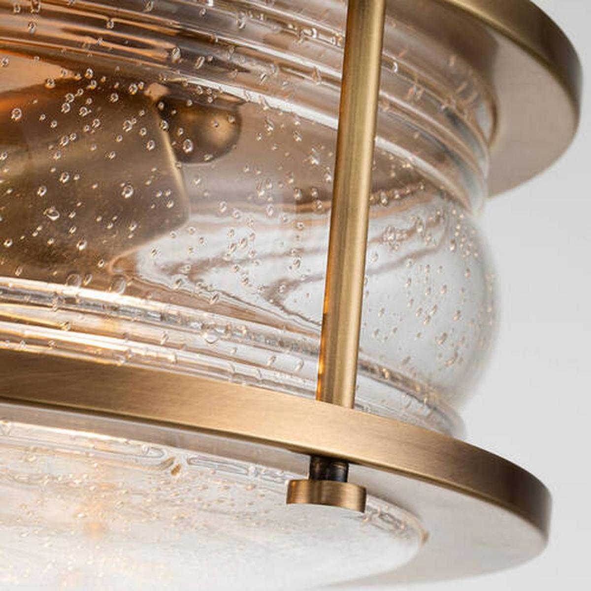 Kupaonska Stropna Svjetiljka Qn-Ashlandbay - boje mjeda, Konvencionalno, staklo/metal (30.5/15.4cm) - Elstead Lighting