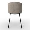 STOL MALEA - greige/svart, Modern, metall/trä (49/81/52cm) - Bessagi Home
