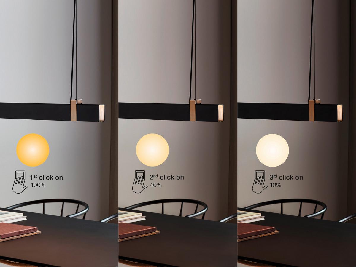 LAMPA WISZĄCA 2010603003 LILT - czarny, Design, metal (115/4,3cm) - Nordlux