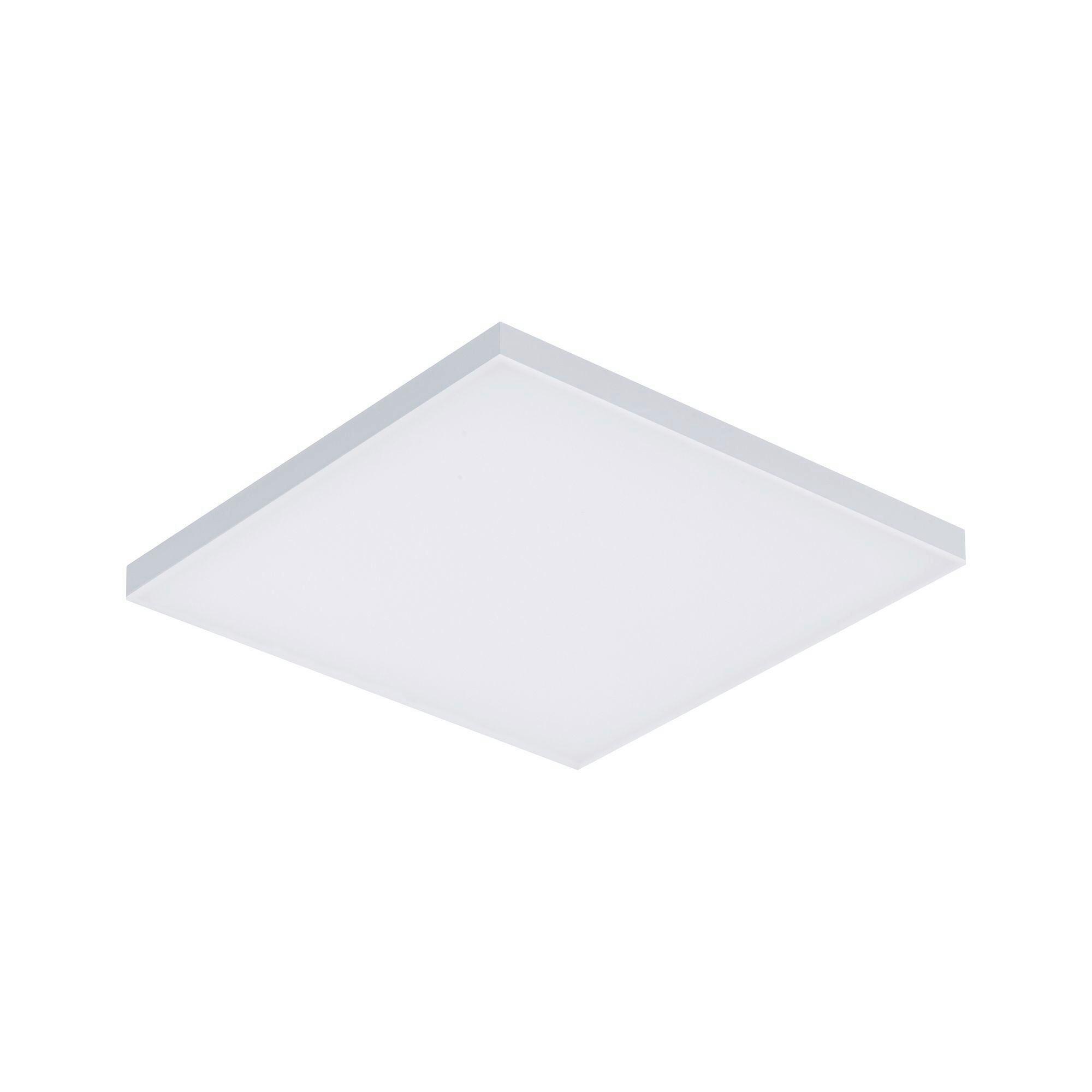 LED-Paneel Velora in Weiß max. 17 Watt - Weiß, Basics, Metall (22,5/22,5/5cm) - Paulmann