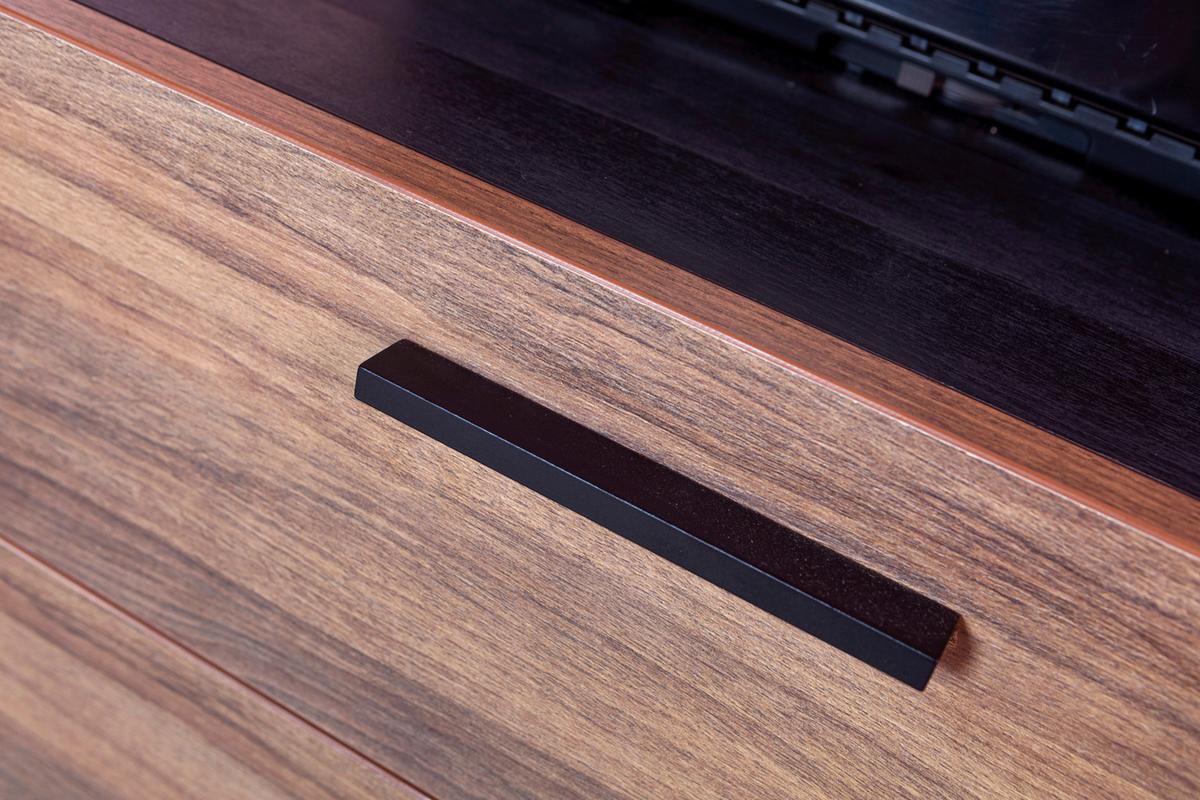Fiokar Sa Točkićima Rilega - boja oraha/antracit, Moderno, pločasti materijal/plastika (50/61,2/47,2cm) - Modern Living
